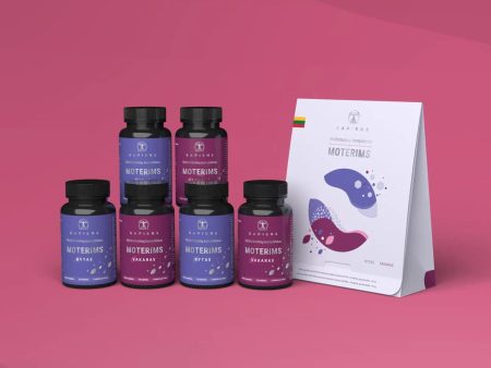 Sapiens Multivitaminų komplekso Moterims x 3 Rinkinys Online