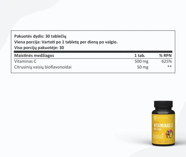 Sapiens Žiemos vitaminų rinkinys Online