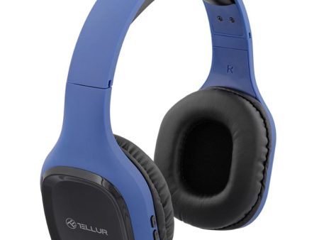 Tellur Bluetooth Over-Ear Headphones Pulse Blue Online Hot Sale