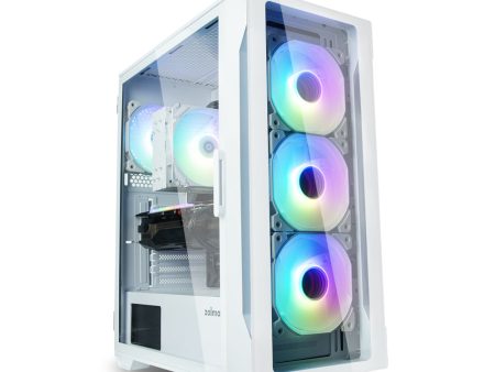 Zalman I3 NEO TG White, RGB fan x4 Hot on Sale