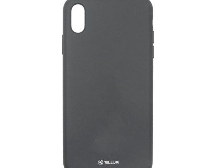 Tellur Cover Liquide Silicone for iPhone XS MAX black on Sale