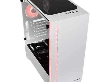 Zalman S5 White ATX, RGB fan + fan, T G Online