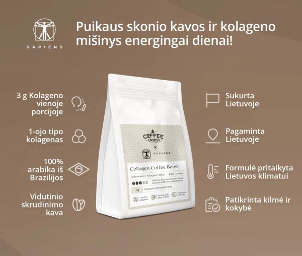 Sapiens Kava su kolagenu Supply