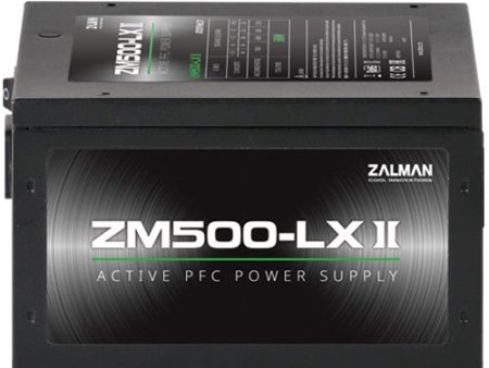 Zalman ZM500-LXII 500W, Active PFC, 85% Online Sale