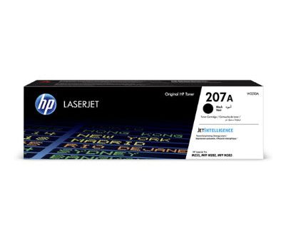 HP 207A Black Toner Cartridge, 1350 pages, for HP Color LaserJet Pro M255, M282, M283 Fashion