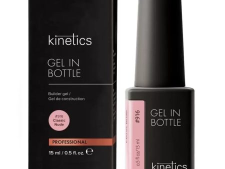 Gelis nagų priauginimui Kinetics Gel in Bottle Classic Nude 916 KGIBCN15, 15 ml Sale