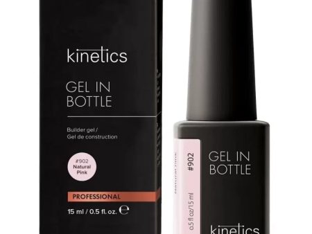 Gelis nagų priauginimui Kinetics Gel in Bottle Natural Pink 902 KGIBNP15, 15 ml Online Hot Sale