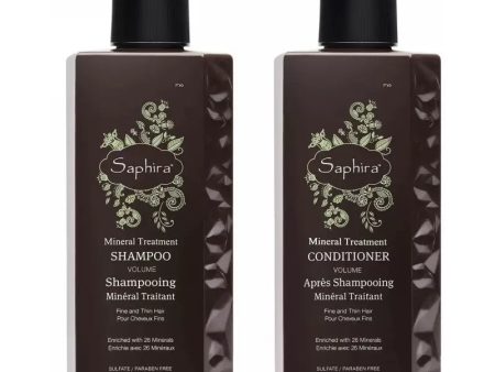 Plaukų priežiūros priemonių rinkinys Saphira Volume Boost Shampoo & Conditioner SAFBMTS2MTC2, 2x250 ml Online now