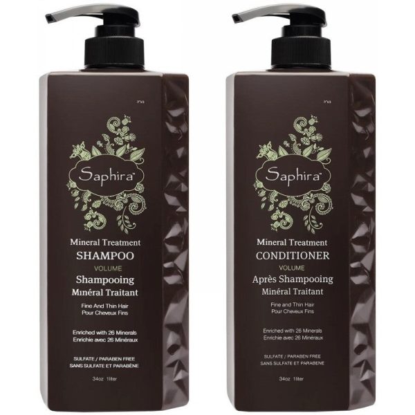 Plaukų priežiūros priemonių rinkinys Saphira Volume Boost Shampoo & Conditioner SAFBMTS4MTC4, 2x1000 ml Online