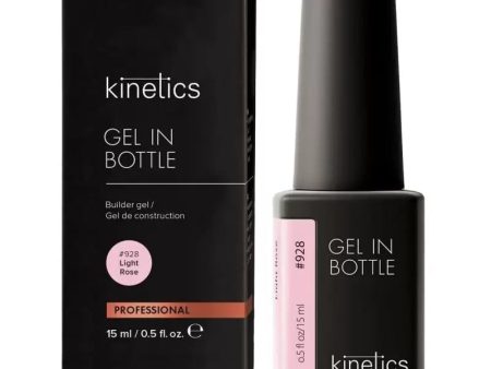 Gelis nagų priauginimui Kinetics Gel in Bottle Light Rose 928 KGIBLR15, 15 ml Online now