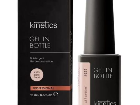 Gelis nagų priauginimui Kinetics Gel in Bottle Light Sand 929 KGIBLS15, 15 ml Supply